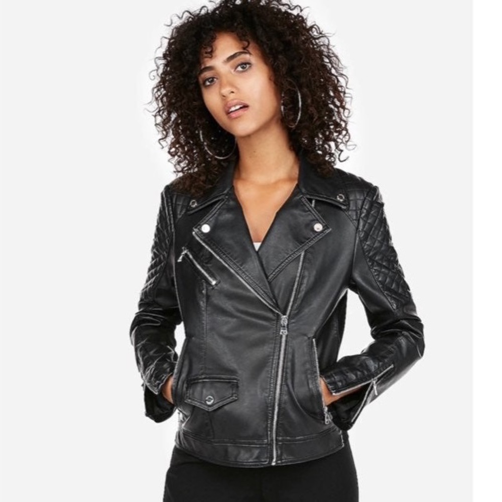 NWT Express Faux Leather Jacket